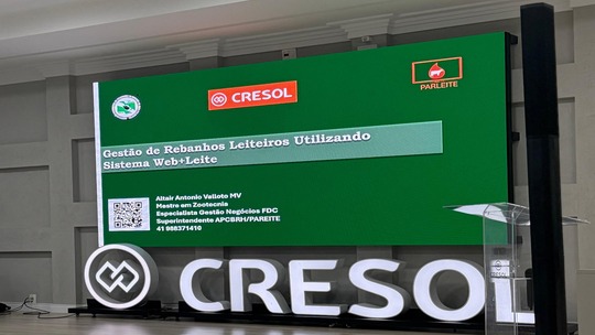 Curso de Capacitação Técnica de Profissionais da Cadeia Leiteira em parceria entre CRESOL e APCBRH